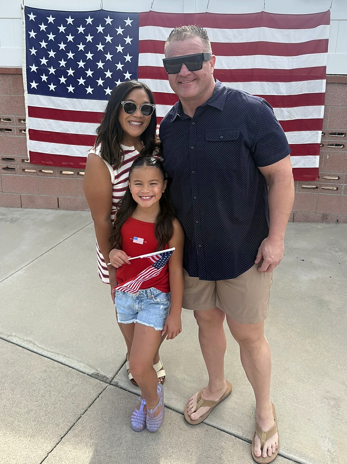 Brandon Locatell, founder of The Strength Laboratory, with his family