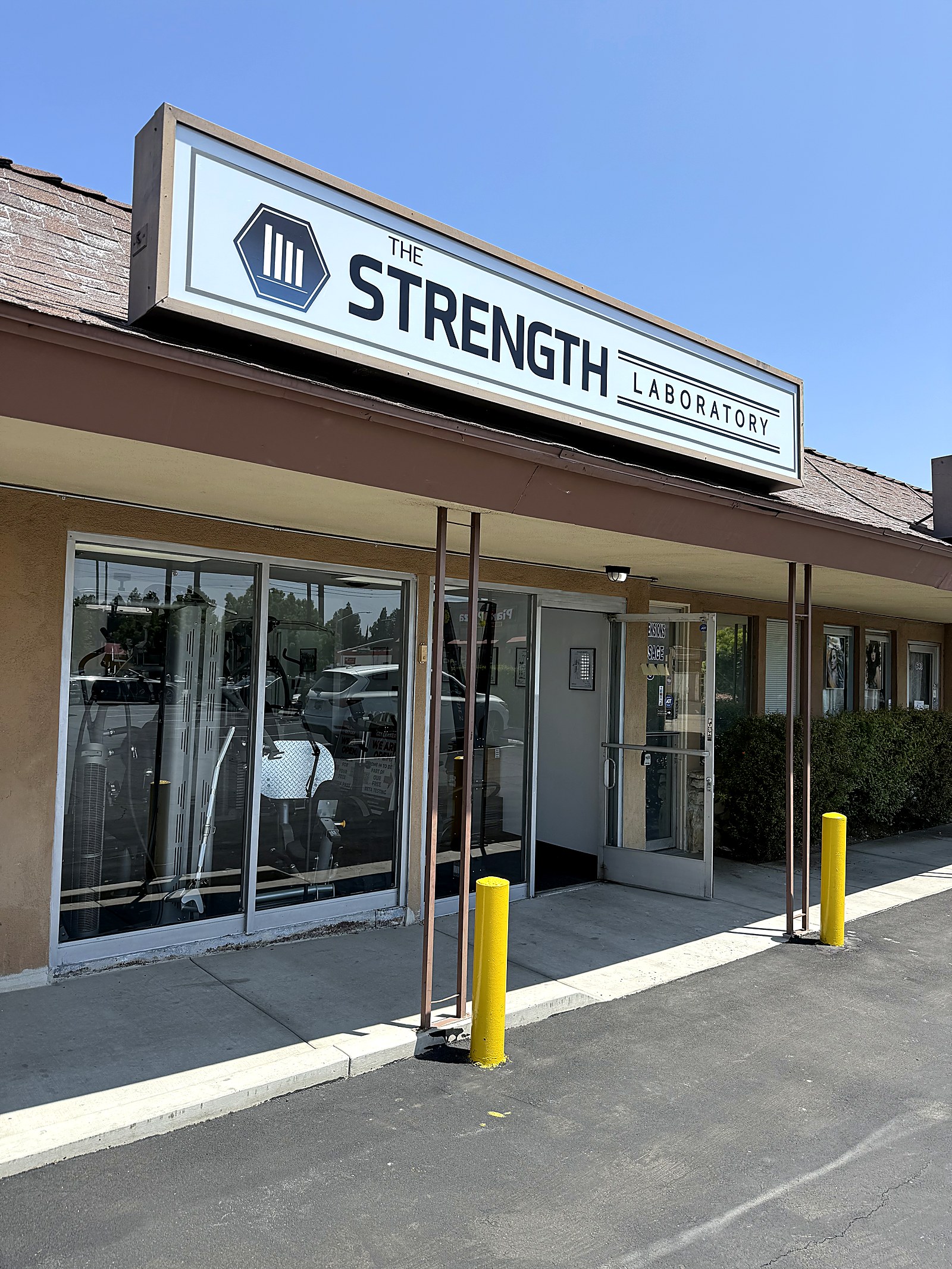 The Strength Laboratory storefront at 645 S. Beach Blvd., La Habra, California
